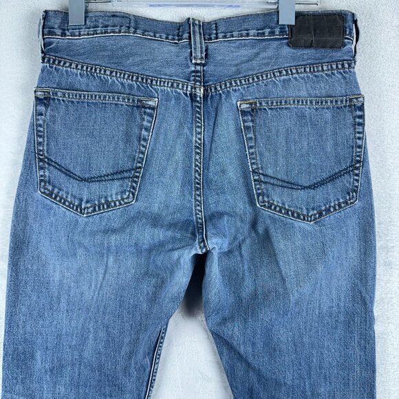 Bullhead Vintage Jeans Cropped Straight Slim Fit Womens Blue Size W32XL30 - Picture 3 of 10